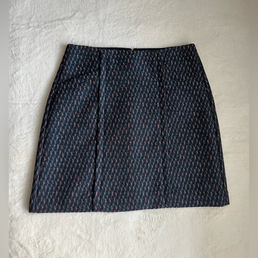 Loft Navy Mini Skirt size 8